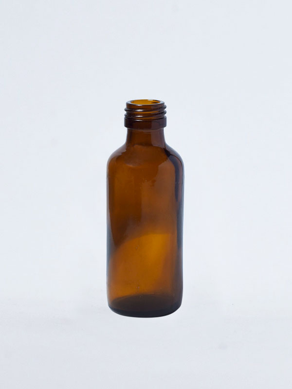 100ML Amber Glass 114PD Bottle 25 MM ROPP Neck